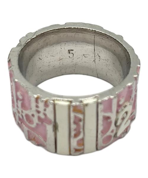 Christian Dior（クリスチャン ディオール）Christian Dior (クリスチャン ディオール) トロッターリング ピンク サイズ:5の古着・服飾アイテム