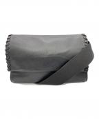 EARイア）の古着「ワイドテープショルダーバッグ」｜ブラック