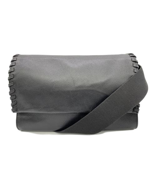 EAR（イア）EAR (イア) ワイドテープショルダーバッグ ブラックの古着・服飾アイテム