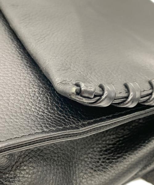 EAR（イア）EAR (イア) ワイドテープショルダーバッグ ブラックの古着・服飾アイテム