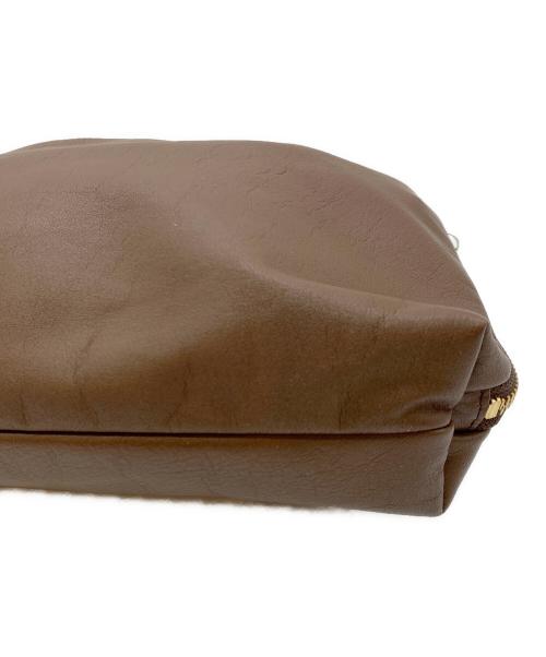 gemeil（ジェムイル）gemeil (ジェムイル) ワンハンドバック ブラウンの古着・服飾アイテム