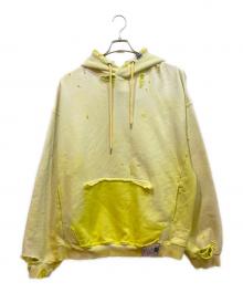 Maison MIHARA YASUHIRO（メゾン ミハラ ヤスヒロ）の古着「プルオーバーパーカー」｜黄緑