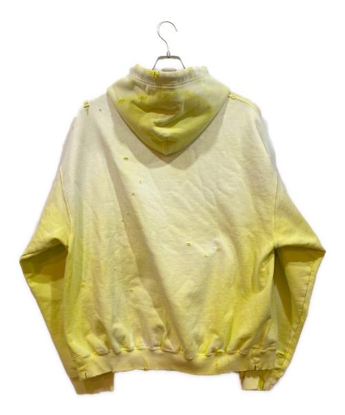 Maison MIHARA YASUHIRO（メゾン ミハラ ヤスヒロ）Maison MIHARA YASUHIRO (メゾン ミハラ ヤスヒロ) プルオーバーパーカー 黄緑 サイズ:48の古着・服飾アイテム