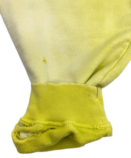 Maison MIHARA YASUHIRO（メゾン ミハラ ヤスヒロ）Maison MIHARA YASUHIRO (メゾン ミハラ ヤスヒロ) プルオーバーパーカー 黄緑 サイズ:48の古着・服飾アイテム