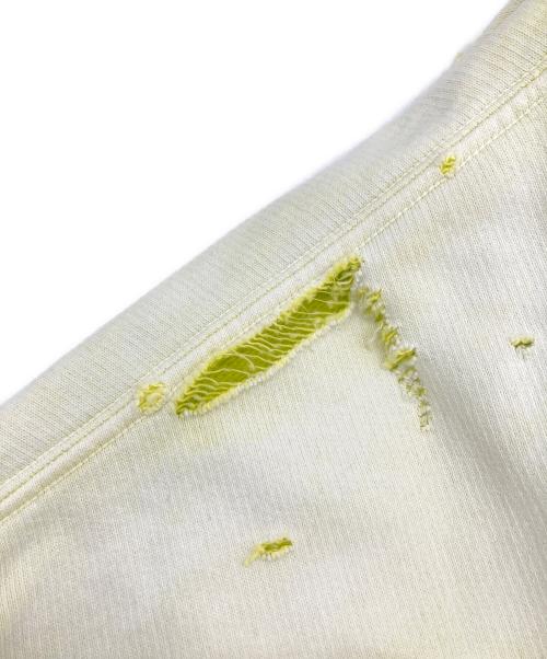 Maison MIHARA YASUHIRO（メゾン ミハラ ヤスヒロ）Maison MIHARA YASUHIRO (メゾン ミハラ ヤスヒロ) プルオーバーパーカー 黄緑 サイズ:48の古着・服飾アイテム