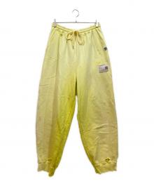 Maison MIHARA YASUHIRO（メゾン ミハラ ヤスヒロ）の古着「スウェットパンツ」｜黄緑