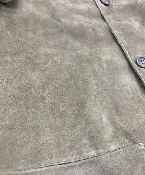 ERMENEGILDO ZEGNA（エルメネジルド・ゼニア）ERMENEGILDO ZEGNA (エルメネジルド・ゼニア) シャツジャケット ブラウン サイズ:Sの古着・服飾アイテム