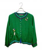 OLLEBOREBLAアルベロベロ）の古着「薄手カーディガン」｜グリーン