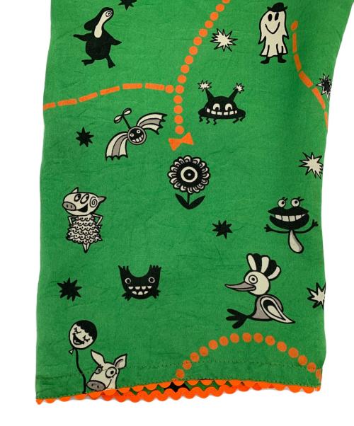 OLLEBOREBLA（アルベロベロ）OLLEBOREBLA (アルベロベロ) 長袖ブラウス グリーン サイズ:表記なしの古着・服飾アイテム