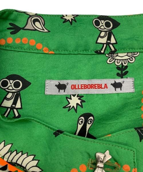 OLLEBOREBLA（アルベロベロ）OLLEBOREBLA (アルベロベロ) 長袖ブラウス グリーン サイズ:表記なしの古着・服飾アイテム