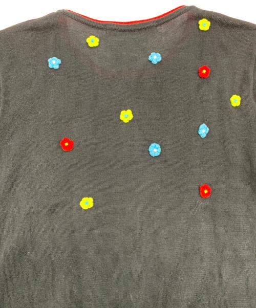 OLLEBOREBLA（アルベロベロ）OLLEBOREBLA (アルベロベロ) 薄手カーディガン ブラック サイズ:表記なしの古着・服飾アイテム