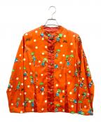 OLLEBOREBLAアルベロベロ）の古着「長袖シャツ」｜オレンジ