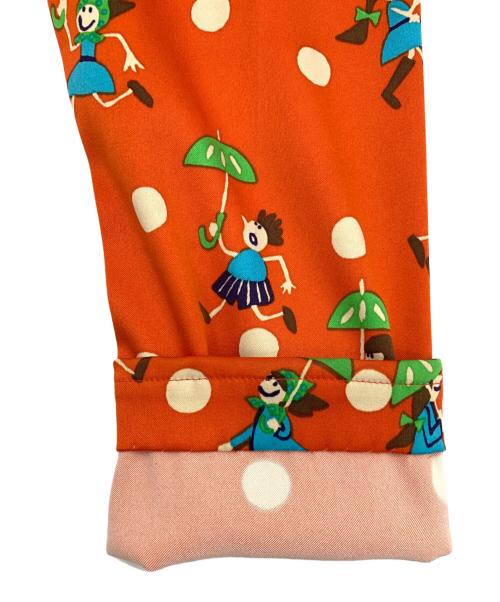 OLLEBOREBLA（アルベロベロ）OLLEBOREBLA (アルベロベロ) 長袖シャツ オレンジ サイズ:表記なしの古着・服飾アイテム