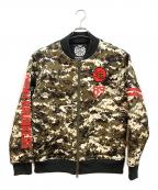 PUNK DRUNKERSパンクドランカーズ）の古着「ボンディングジャケット」｜オリーブ