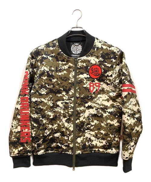 PUNK DRUNKERS（パンクドランカーズ）PUNK DRUNKERS (パンクドランカーズ) ボンディングジャケット オリーブ サイズ:Mの古着・服飾アイテム