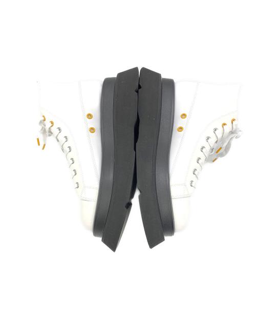 RADIO EVA（ラヂオエヴァ）RADIO EVA (ラヂオエヴァ) RADIO EVA A079 EVANGELION PLATFORM BOOTS WHITE REI ホワイト サイズ:25の古着・服飾アイテム