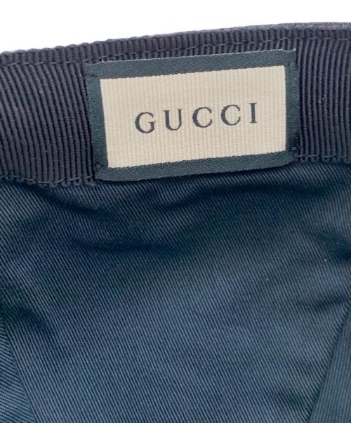 GUCCI（グッチ）GUCCI (グッチ) キャップ ブラック サイズ:ｓの古着・服飾アイテム