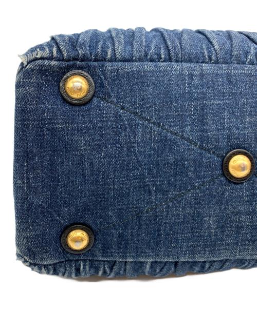 MIU MIU（ミュウミュウ）MIU MIU (ミュウミュウ) マテラッセ　ハンドバッグ インディゴの古着・服飾アイテム