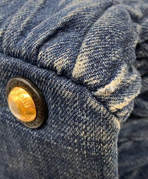 MIU MIU（ミュウミュウ）MIU MIU (ミュウミュウ) マテラッセ　ハンドバッグ インディゴの古着・服飾アイテム