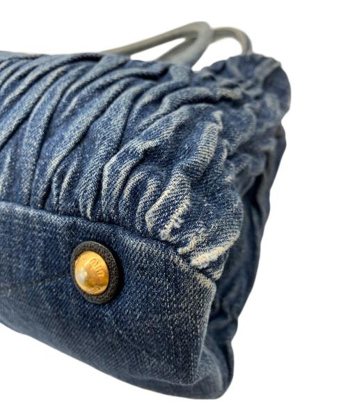 MIU MIU（ミュウミュウ）MIU MIU (ミュウミュウ) マテラッセ　ハンドバッグ インディゴの古着・服飾アイテム