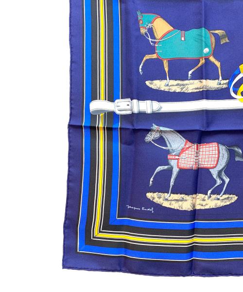 HERMES（エルメス）HERMES (エルメス) Couvertures et tenues de Jour ネイビーの古着・服飾アイテム