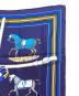 中古・古着 HERMES (エルメス) Couvertures et tenues de Jour ネイビー：45000円