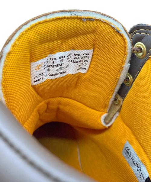 Timberland（ティンバーランド）Timberland (ティンバーランド) 6 Inch Lace Up Waterproof Boots ベージュ サイズ:26.5の古着・服飾アイテム