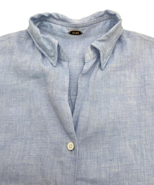 MUSE de Deuxieme Classe（ミューズ ドゥーズィエム クラス）MUSE de Deuxieme Classe (ミューズ ドゥーズィエム クラス) 長袖シャツ スカイブルー サイズ:Fの古着・服飾アイテム