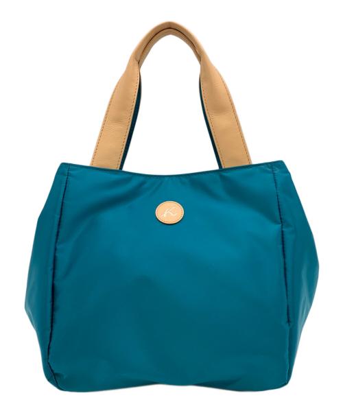 KITAMURA2（キタムラツウ）KITAMURA2 (キタムラツウ) ハンドバッグ ブルーの古着・服飾アイテム