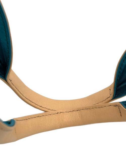 KITAMURA2（キタムラツウ）KITAMURA2 (キタムラツウ) ハンドバッグ ブルーの古着・服飾アイテム