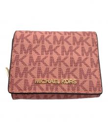 MICHAEL KORS（マイケル・コース）の古着「3つ折り財布」｜ピンク