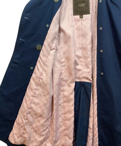 COACH（コーチ）COACH (コーチ) トレンチコート ネイビー サイズ:XSの古着・服飾アイテム