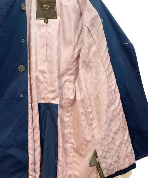 COACH（コーチ）COACH (コーチ) トレンチコート ネイビー サイズ:XSの古着・服飾アイテム