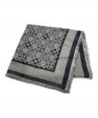 LOUIS VUITTONルイ ヴィトン）の古着「ショール・モノグラム SINCE 1854」｜ブラック×グレー