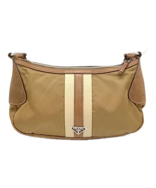 PRADA（プラダ）PRADA (プラダ) ワンショルダーバッグ ブラウンの古着・服飾アイテム