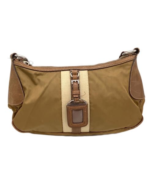 PRADA（プラダ）PRADA (プラダ) ワンショルダーバッグ ブラウンの古着・服飾アイテム