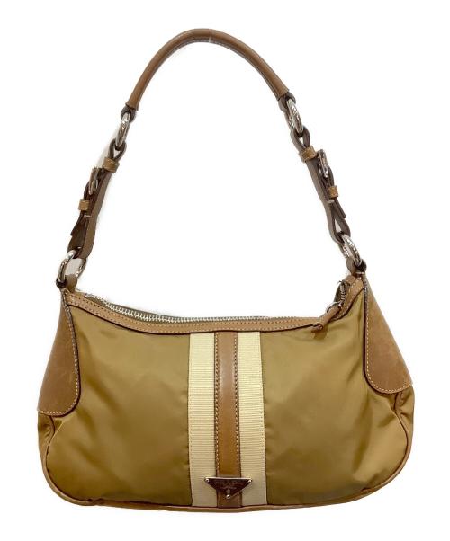 PRADA（プラダ）PRADA (プラダ) ワンショルダーバッグ ブラウンの古着・服飾アイテム