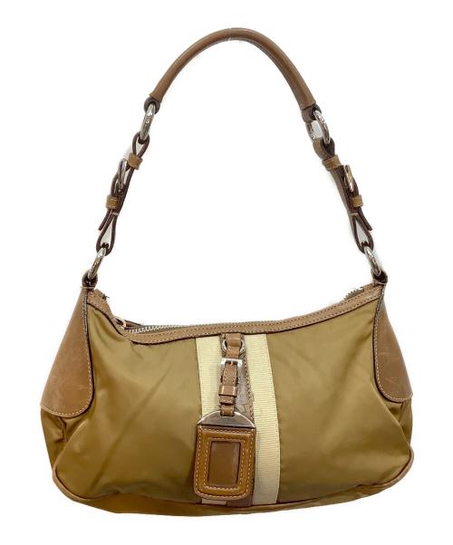 PRADA（プラダ）PRADA (プラダ) ワンショルダーバッグ ブラウンの古着・服飾アイテム