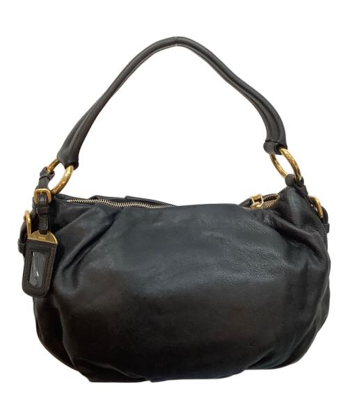 PRADA（プラダ）PRADA (プラダ) ワンショルダーバッグ ブラックの古着・服飾アイテム