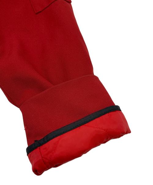 Unitog（ユニトグ）Unitog (ユニトグ) チェーンステッチワークジャケット レッド サイズ:38の古着・服飾アイテム