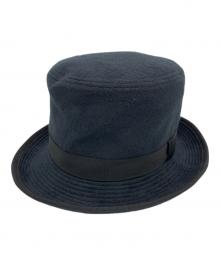 THE FACTORY MADE（ザファクトリーメイド）の古着「MELTON SILK HAT」｜ブラック