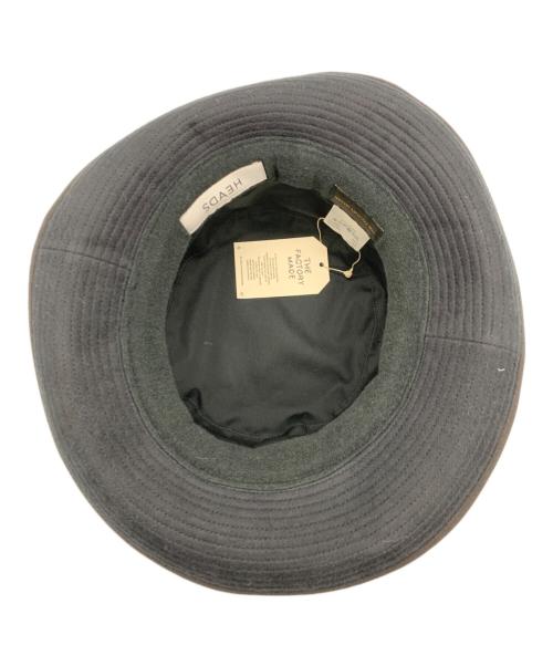 THE FACTORY MADE（ザファクトリーメイド）THE FACTORY MADE (ザファクトリーメイド) MELTON SILK HAT ブラックの古着・服飾アイテム