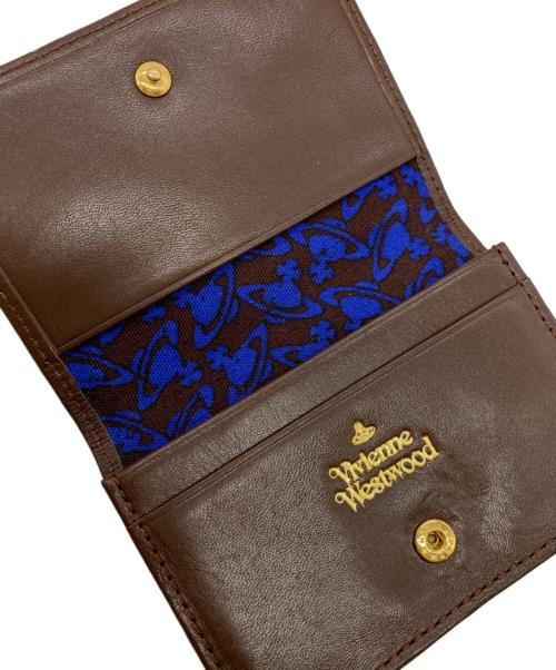 Vivienne Westwood（ヴィヴィアンウエストウッド）Vivienne Westwood (ヴィヴィアンウエストウッド) カードケース ブラウンの古着・服飾アイテム
