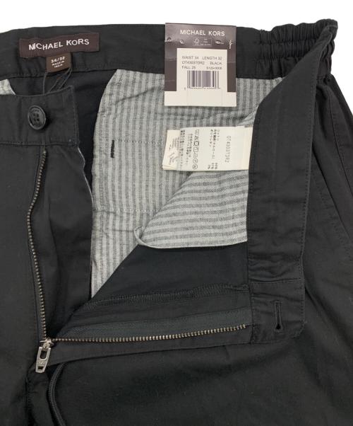 MICHAEL KORS（マイケル・コース）MICHAEL KORS (マイケル・コース) ツイル コンフォート トラウザー ブラック サイズ:34/32の古着・服飾アイテム