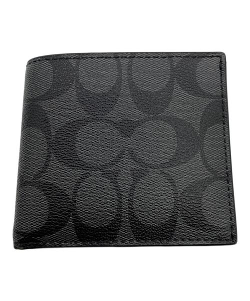 COACH（コーチ）COACH (コーチ) 2つ折り財布 ブラックの古着・服飾アイテム