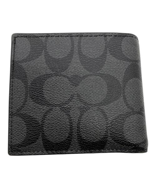 COACH（コーチ）COACH (コーチ) 2つ折り財布 ブラックの古着・服飾アイテム