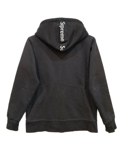 SUPREME（シュプリーム）SUPREME (シュプリーム) ロゴテープジップパーカー ブラック サイズ:Mの古着・服飾アイテム