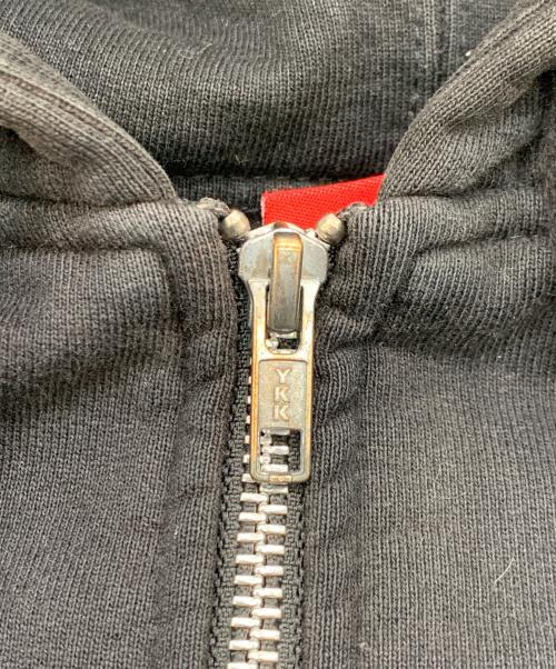 SUPREME（シュプリーム）SUPREME (シュプリーム) ロゴテープジップパーカー ブラック サイズ:Mの古着・服飾アイテム