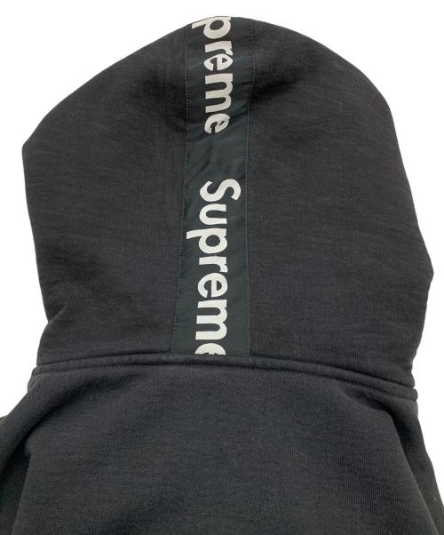 SUPREME（シュプリーム）SUPREME (シュプリーム) ロゴテープジップパーカー ブラック サイズ:Mの古着・服飾アイテム