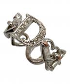 Christian Diorクリスチャン ディオール）の古着「ロゴハートリング」｜シルバー